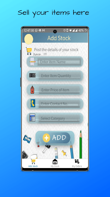 sell items